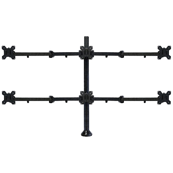 Heavy Duty 6 Screen Monitor Arm