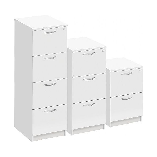 NEXT DAY Commerce II White Filing Cabinets