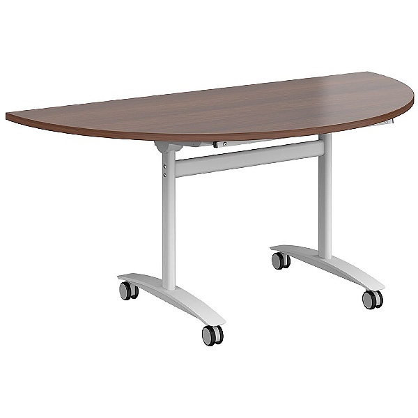 NEXT DAY Unite Plus SemiCircular Flip Top Table Fliptop Folding Tables