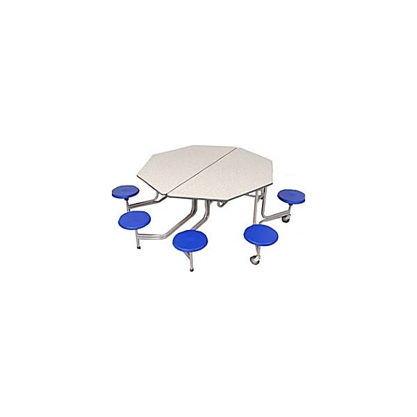 Octagonal Graduate 8 Seat Folding Dining Units