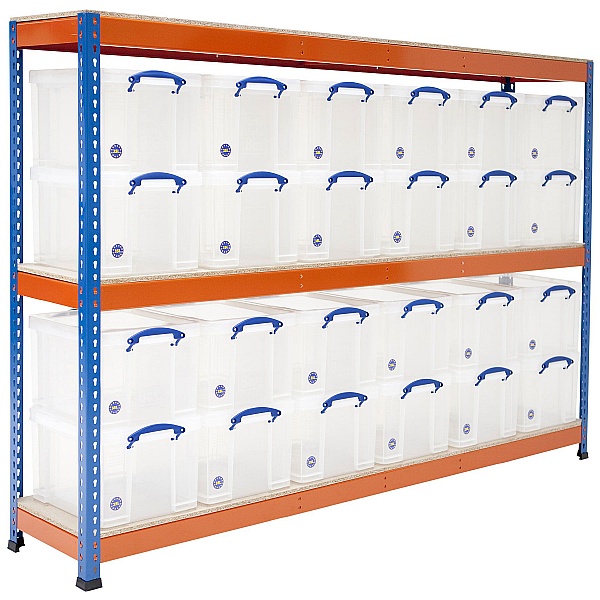 BiG400 Archive Storage Racking With 35 Litre Really Useful Boxes