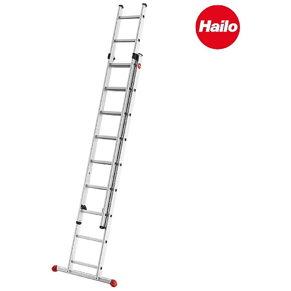 Hailo ProfiStep Duo Aluminium Extension Ladder