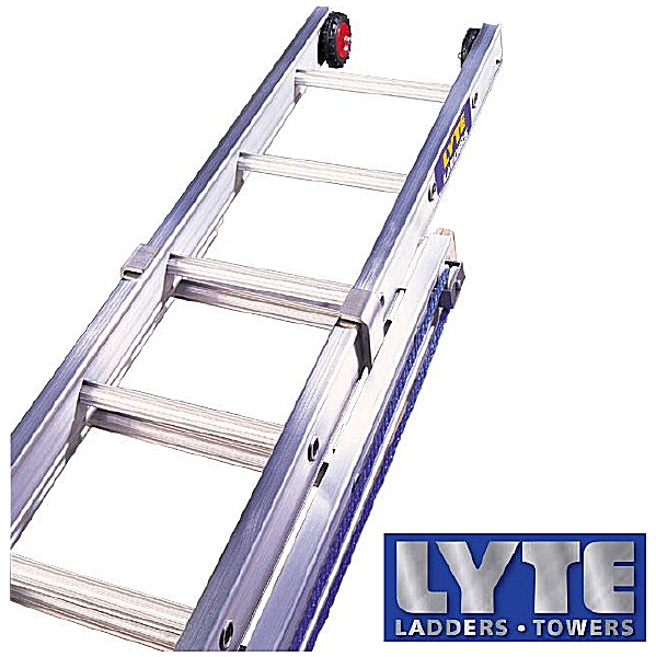 Lyte Industrial Heavy Duty Rope Operated Extension Ladders Extension