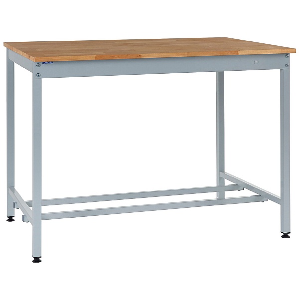 Express Square Tube Workbenches - Beech Worktop