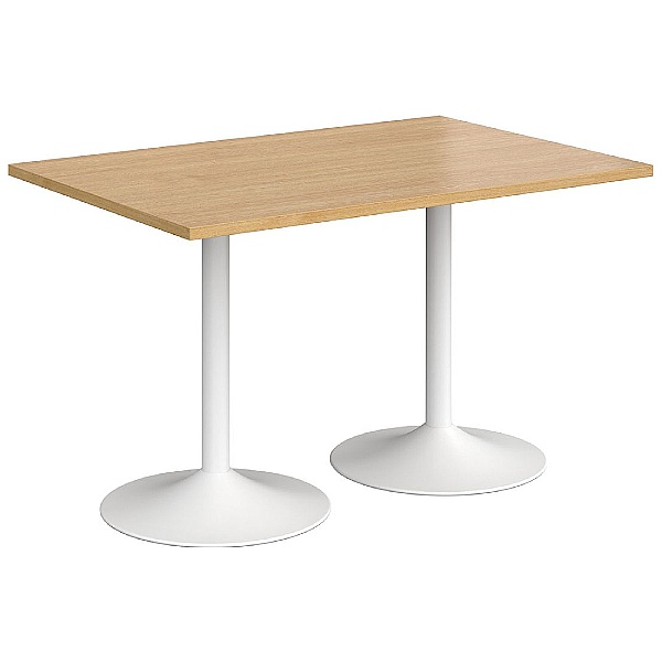 White Base - Oak Top