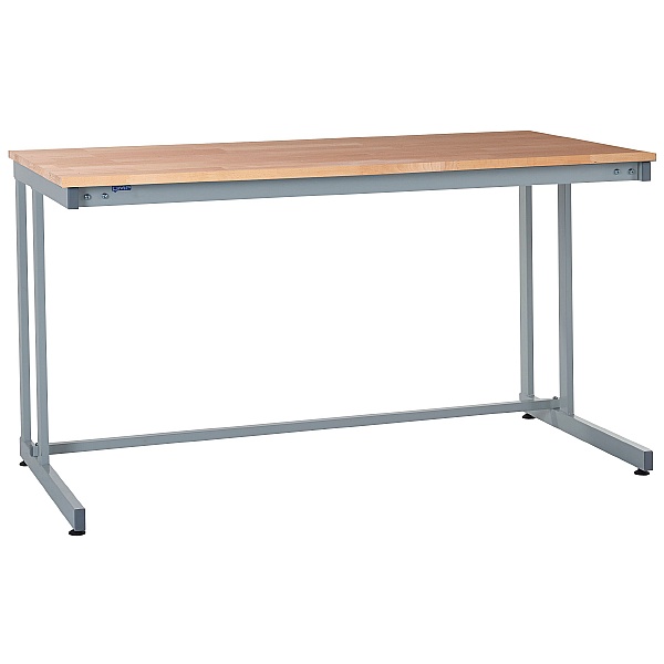 Express Cantilever Workbenches - Beech Worktop