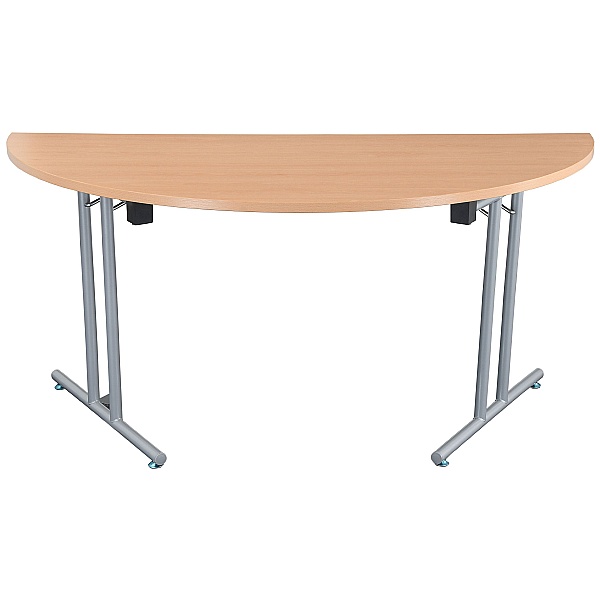 NEXT DAY Karbon Semi Circular Folding Tables