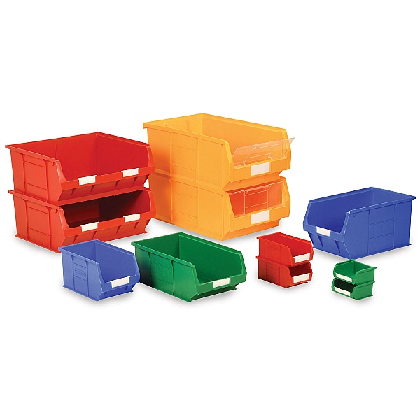 Topstore Value Plastic Mixed Colour Bin Packs