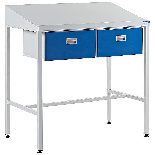 Team Leader Workstations With Two Single Drawers