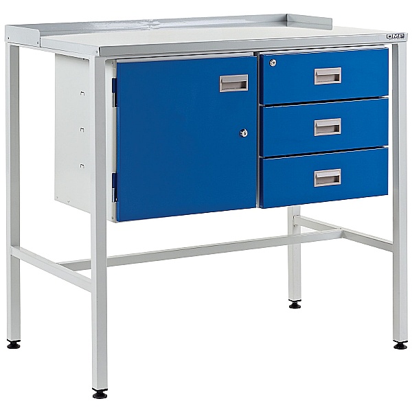 Team Leader Workstations With Cupboard And Triple Drawer