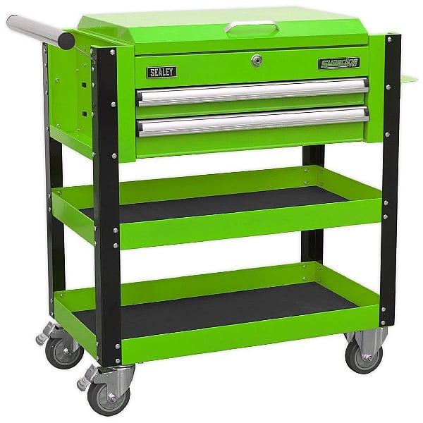 Sealey Heavy Duty Mobile Tool Trolley with Lockable Top
