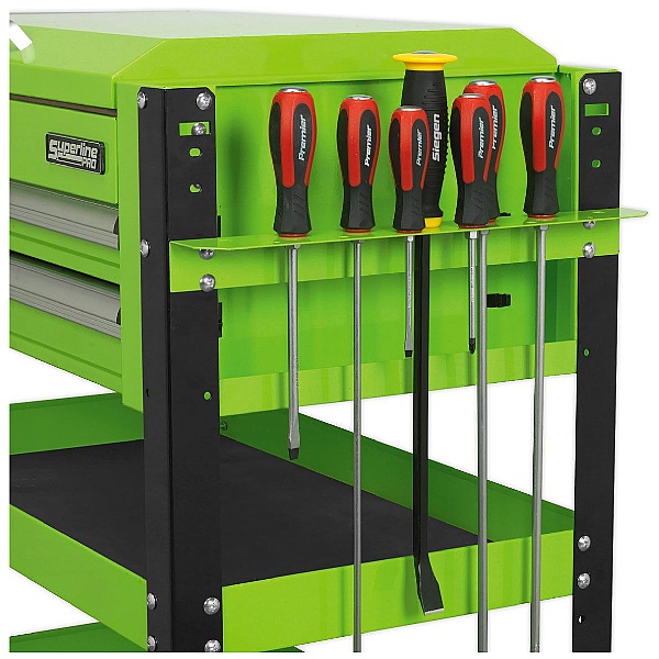 Sealey Heavy Duty Mobile Tool Trolley With Lockable Top Workshop Trolleys