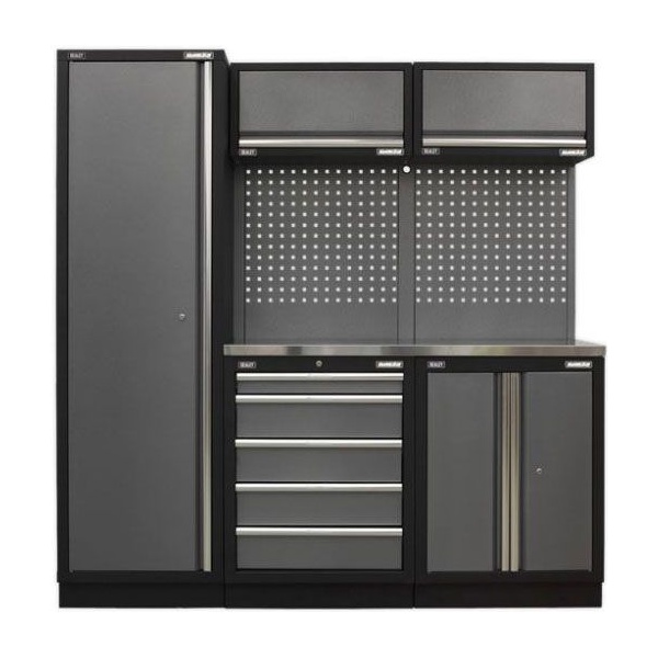 Sealey Superline Pro Modular Storage with Stainless Steel Worktop Package - B