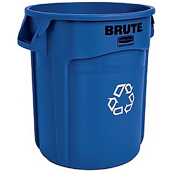 Brute Blue Recycling Waste Containers