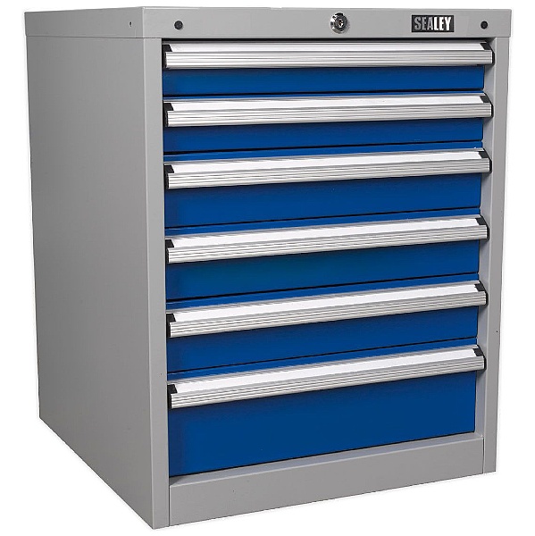 Sealey 6 Drawer Industrial Cabinet - 565W x 580D x 700H
