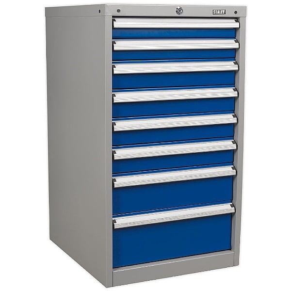 Sealey 8 Drawer Industrial Cabinet - 565W x 655D x 1000H - Model A