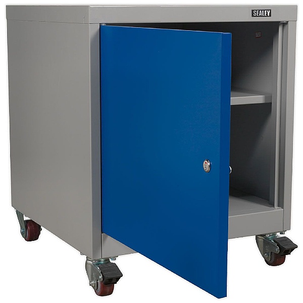 Sealey Mobile Industrial 1 Shelf Lockable Cabinet - 565W x 580D x 675H