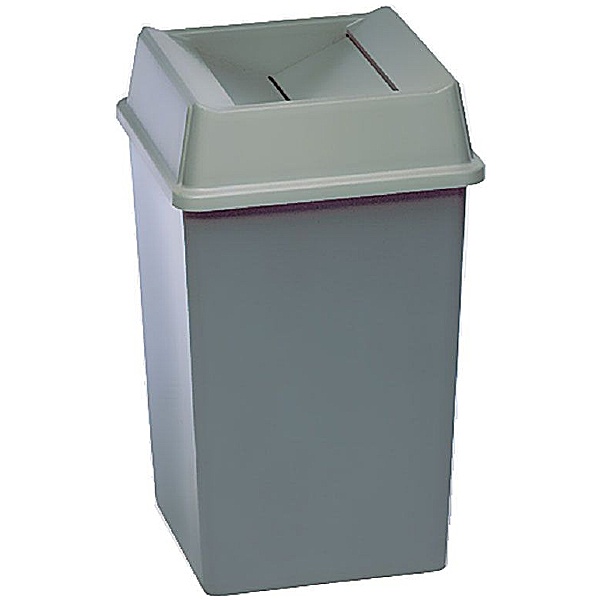 Styleline Square Waste Containers with Lids 132.5L