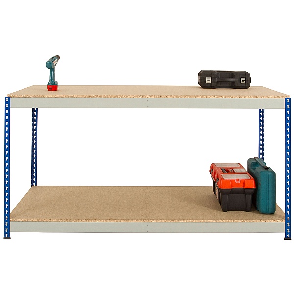 Value Rivet Workbench with Full Lower Shelf