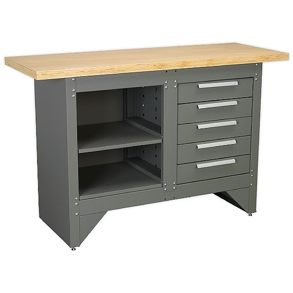 Sealey Heavy Duty 5 Drawer Workbench