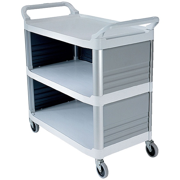 X-tra Utility Trolley Partially Closed with 3 Shelves