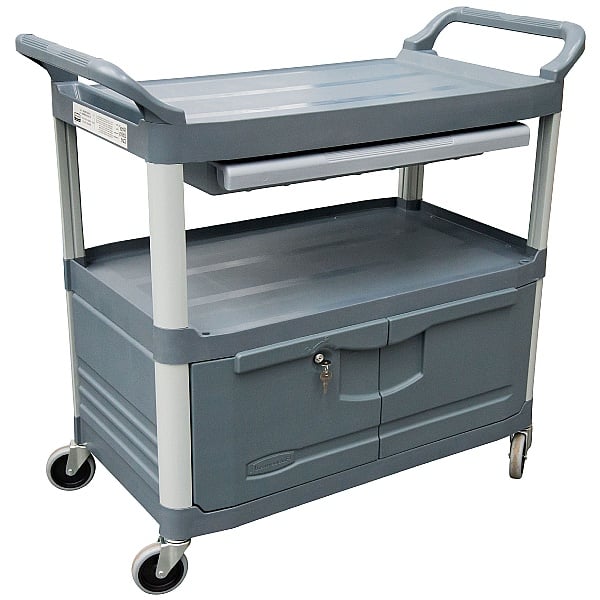 X-tra Utility Trolley with Drawer and Cupboard