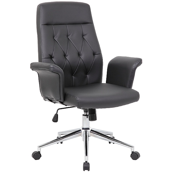 Retro Bonded Leather Office Chair