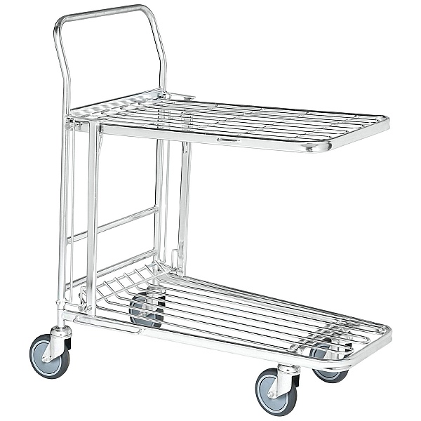 Konga Nesting Stock Trolley with Foldaway Shelf