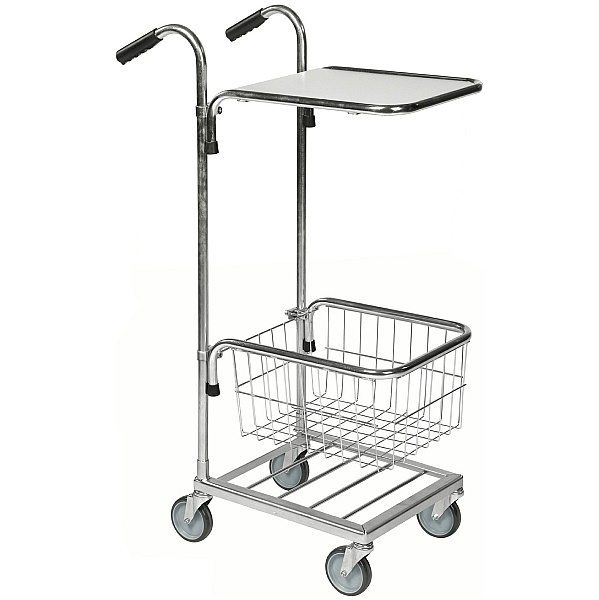 Konga Mini Mail and Picking Trolley with 1 Shelf and 1 Basket