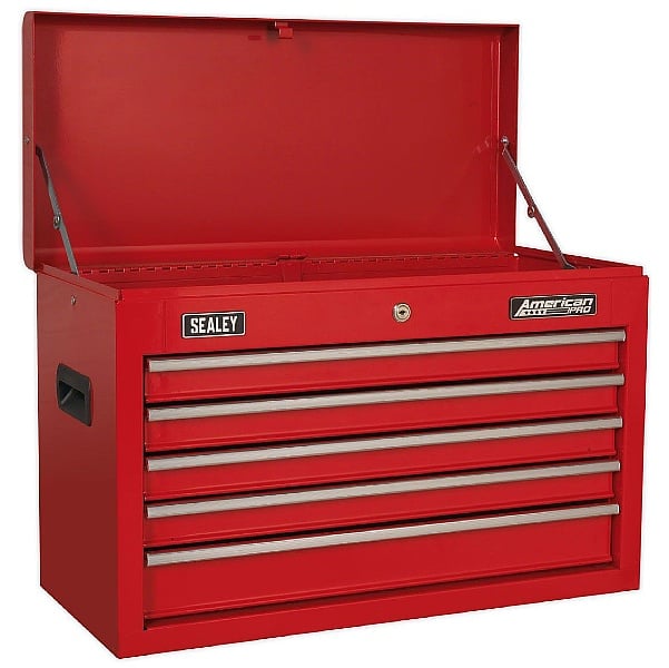 Sealey American Pro 5 Drawer Topchest With Ball Bearing Slides