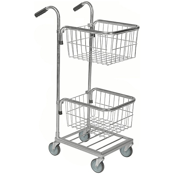 Konga Mini Mail and Picking Trolley with 2 Baskets