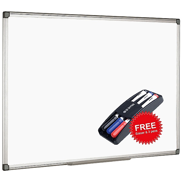 Bi-Office Contract Whiteboards + FREE Pens & Erase