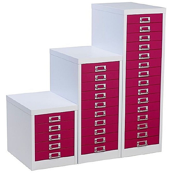 Silverline Two Tone Multidrawer Cabinets