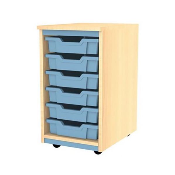 Splash Single Column 6 Tray Storage Unit