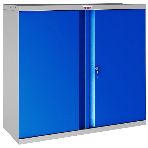 Phoenix SCL Series Steel Storage Cupboards - 2 Door 1 Shelf With Key Lock