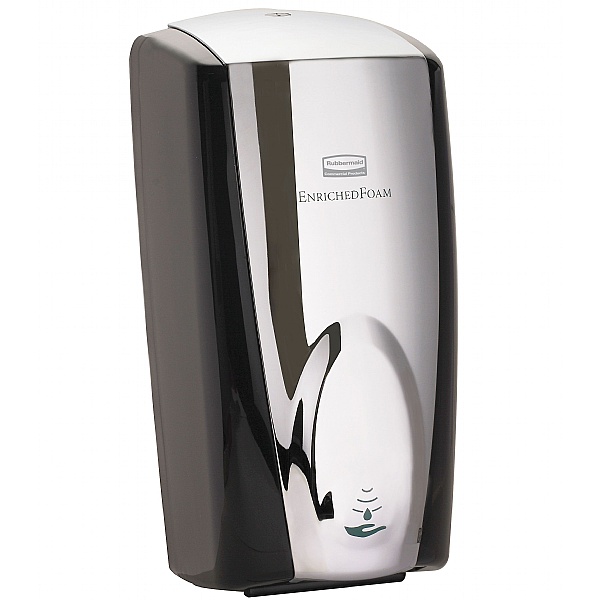 Rubbermaid Wall Mounted Black/Chrome AutoFoam Soap Dispenser