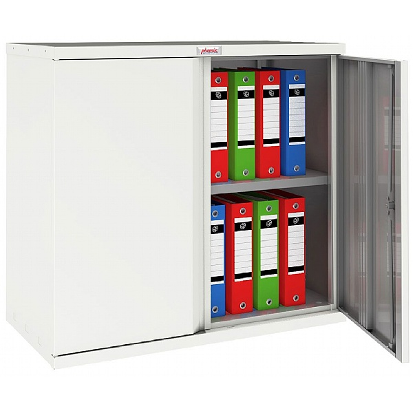Phoenix SC Series Steel Storage Cupboards - 2 Door Cupboard 1 Shelf With Electronic Lock
