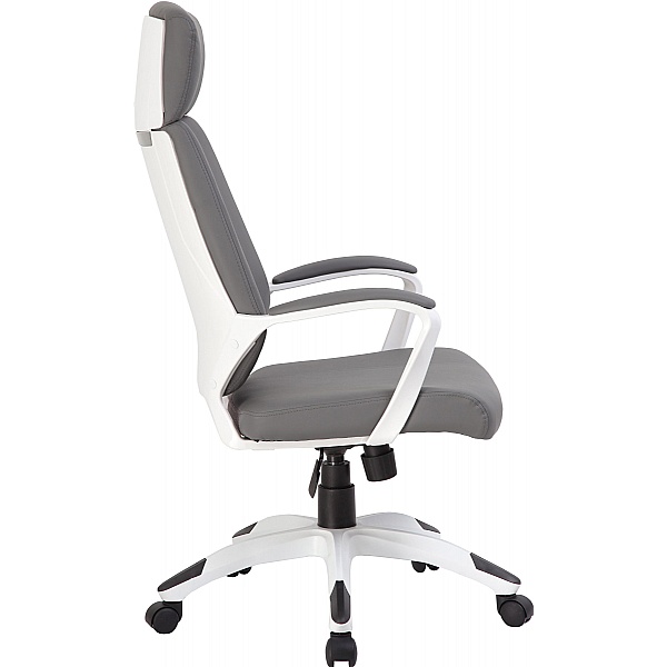 Jupiter High Back Bonded Leather Office Chairs Operator / Task Chairs
