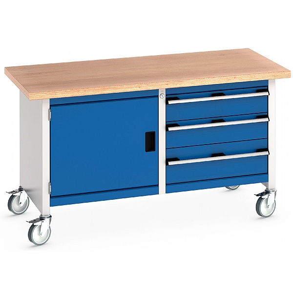 Bott Cubio Mobile Storage Benches - 1500W - Model H