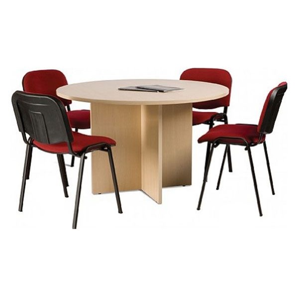 Braemar Pro Bundle Deal Round Meeting, Round Boardroom Table And Chairs