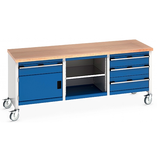 Bott Cubio Mobile Storage Benches - 2000W - Model L