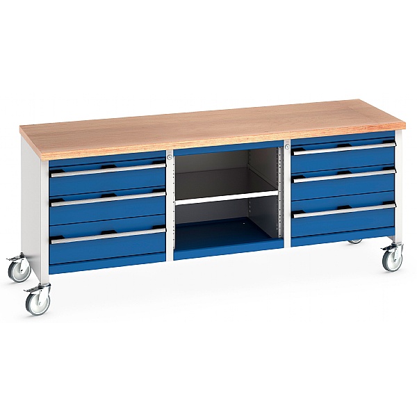 Bott Cubio Mobile Storage Benches - 2000W - Model M