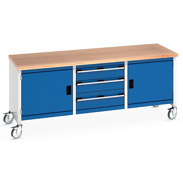 Bott Cubio Mobile Storage Benches - 2000W - Model N