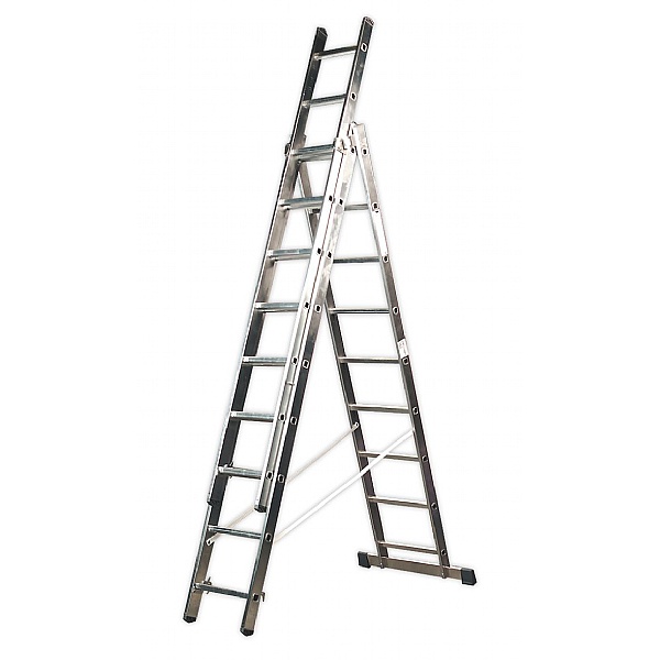 Sealey Aluminium Extension Combination Ladders - EN 131