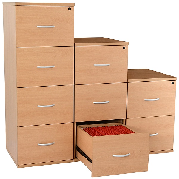 NEXT DAY Karbon Wooden Filing Cabinets