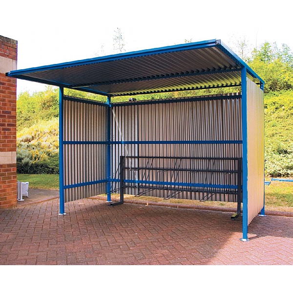 Classic Cycle Shelter - Galvanised Sides