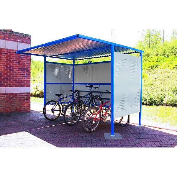 Classic Cycle Shelter - Perforated Sides