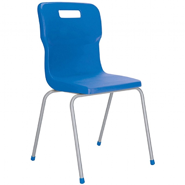Silver Frame Poly Canteen Chair