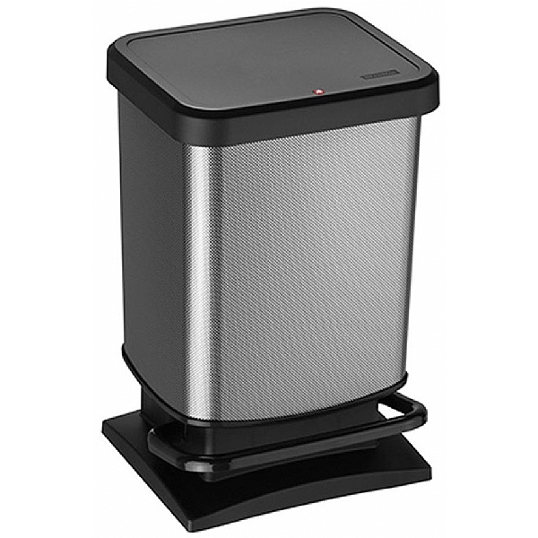 Soft Closing Metal & Carbon Effect Pedal Bins