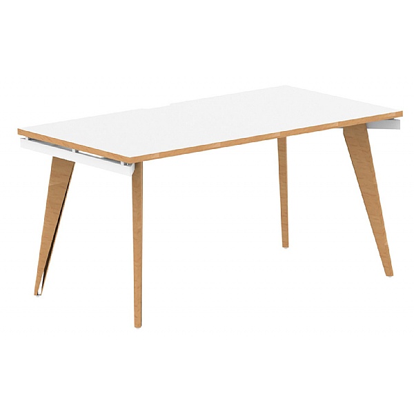 Bianco Rectangular Bench Desk